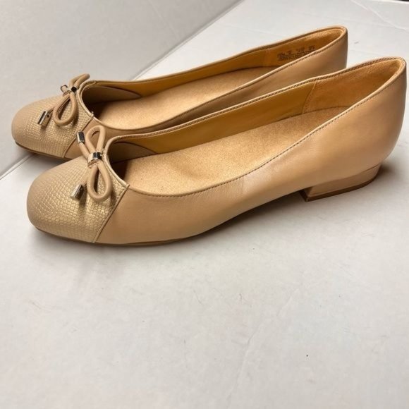 Naturalizer Gertie taupe leather flats size 10 - Picture 7 of 13